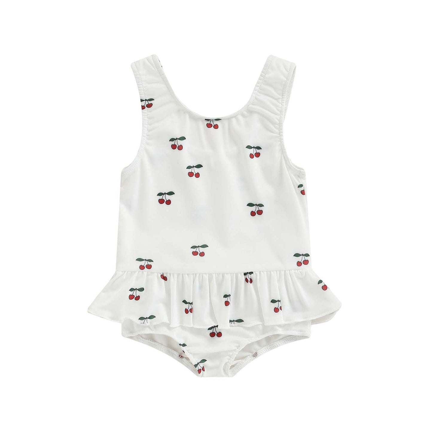 Sour Cherry Ruffle Swimsuit - ottieandolsen